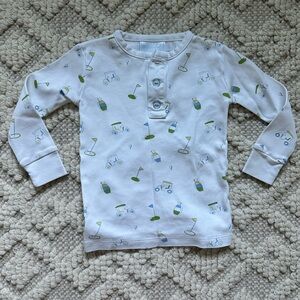 Little English 3T Golf Pajama Top Only